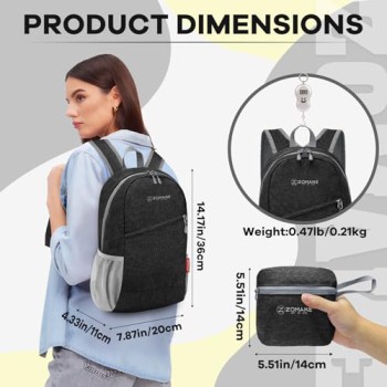 ZOMAKE 10L Backpack (Black)