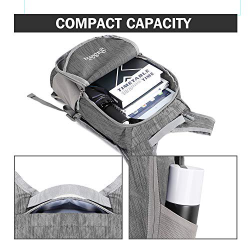 ZOMAKE 18L Packable Backpack (Medium Grey) (image 2)
