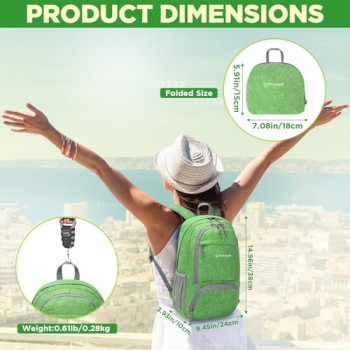 ZOMAKE 20L Lightweight Packable Hiking Backpack