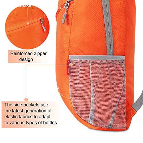 ZOMAKE 20L Packable Daypack (Orange) (image 3)