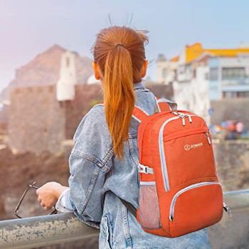 ZOMAKE 30L Packable Hiking Backpack (Orange)