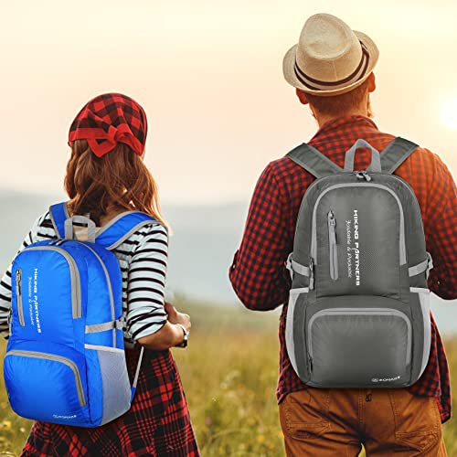 ZOMAKE 35L Lightweight Packable Backpack (Dark Blue)