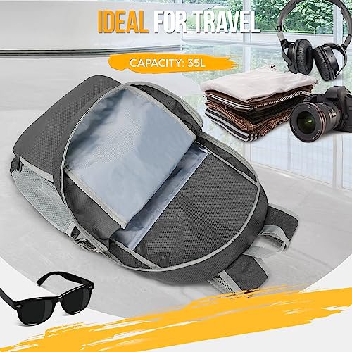 ZOMAKE 35L Packable Backpack (Dimgray) (image 2)