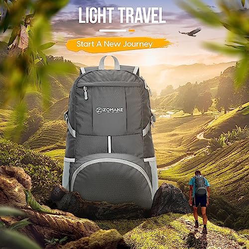 ZOMAKE 35L Packable Backpack (Dimgray) (image 5)