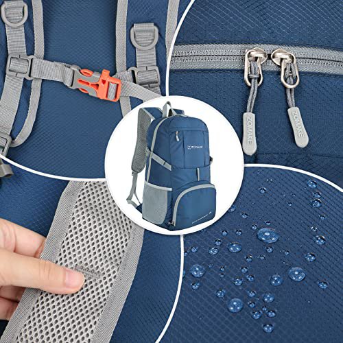 ZOMAKE 35L Packable Backpack (Navy Blue) (image 4)
