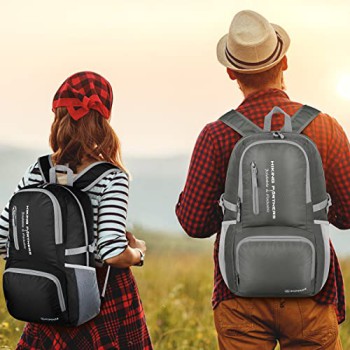 ZOMAKE 35L Packable Hiking Backpack (Black)