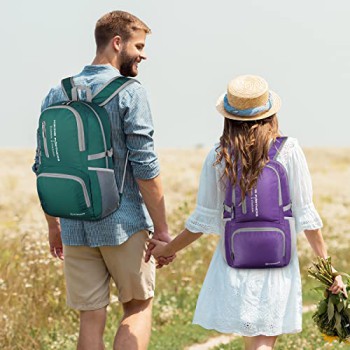 ZOMAKE 35L Packable Hiking Backpack (Dark Green)