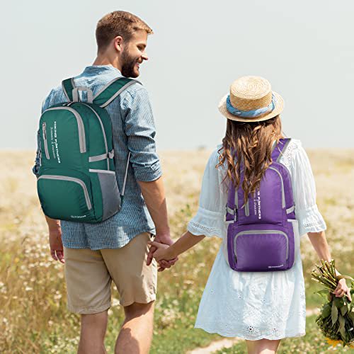 ZOMAKE 35L Packable Hiking Backpack (Dark Green)