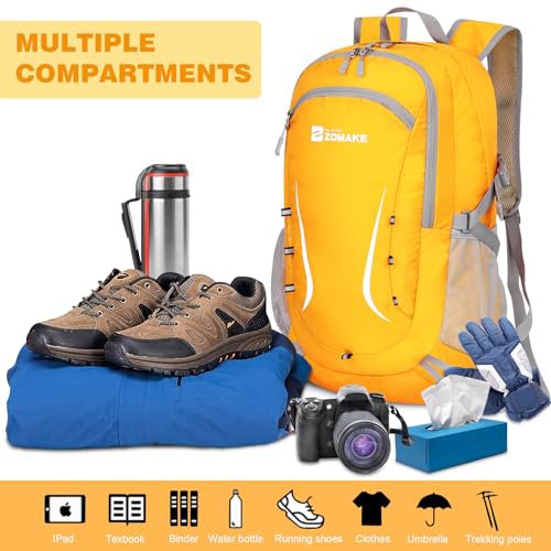 ZOMAKE 35L (Yellow) Lightweight Packable Backpack (image 2)