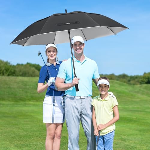 ZOMAKE 62/68" Windproof Golf Umbrella UV Protection (image 5)