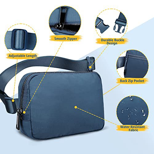 ZOMAKE Crossbody Fanny Pack (Blue) (image 3)