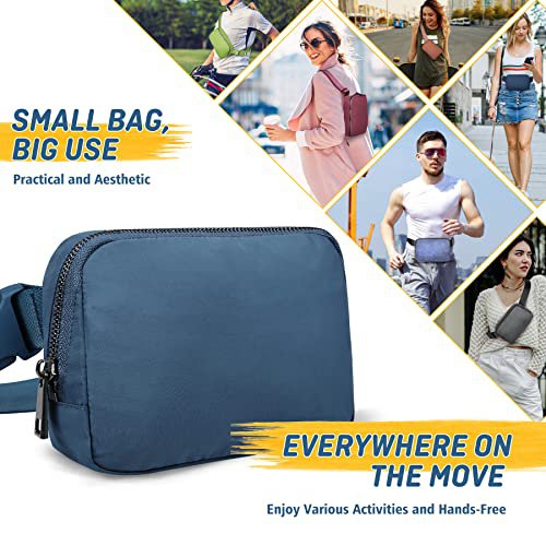 ZOMAKE Crossbody Fanny Pack (Blue) (image 5)