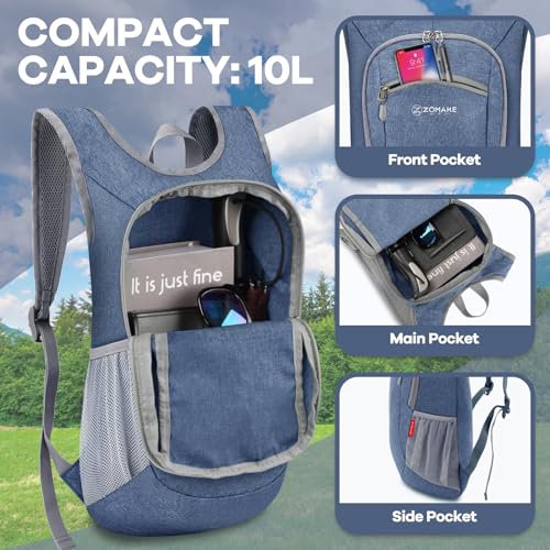ZOMAKE Lightweight Packable Backpack - Water-Resistant (image 3)