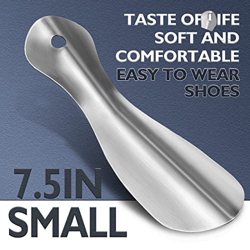 ZOMAKE Long Handle Metal Shoe Horn - 2pcs (image 2)