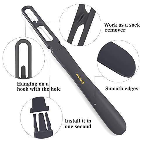 ZOMAKE Long Handle Shoe Horn 23.4" (2 Pack) (image 3)