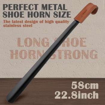 ZOMAKE Long Metal Shoe Horn - 22.8''