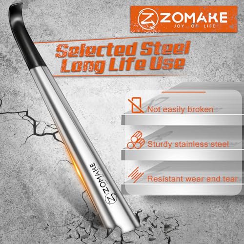 ZOMAKE Metal Shoe Horn - 16.5" Stainless Steel (image 3)