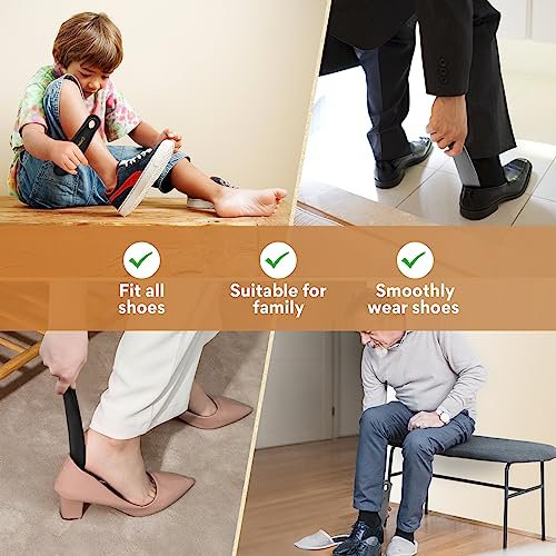 ZOMAKE Portable Plastic Shoe Horn - 7.3" (image 5)