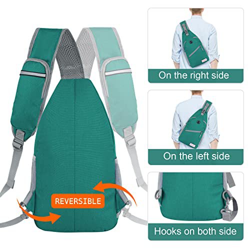 ZOMAKE Sling Bag (Army Green) (image 5)