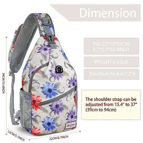 ZOMAKE Sling Bag (Chrysanthemum) (image 2)