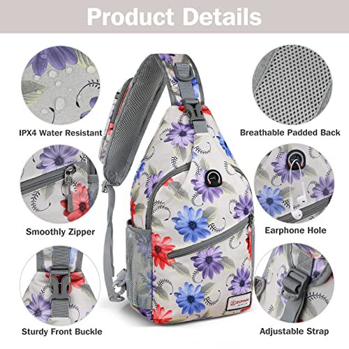 ZOMAKE Sling Bag (Chrysanthemum) (image 4)