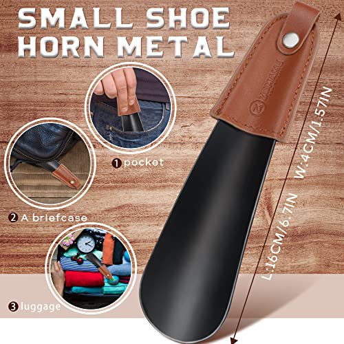 ZOMAKE Travel Shoe Horn 2-Pack