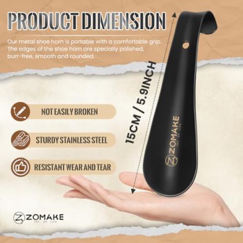 ZOMAKE Travel Shoe Horn 5.9''