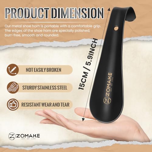 ZOMAKE Travel Shoe Horn 5.9''